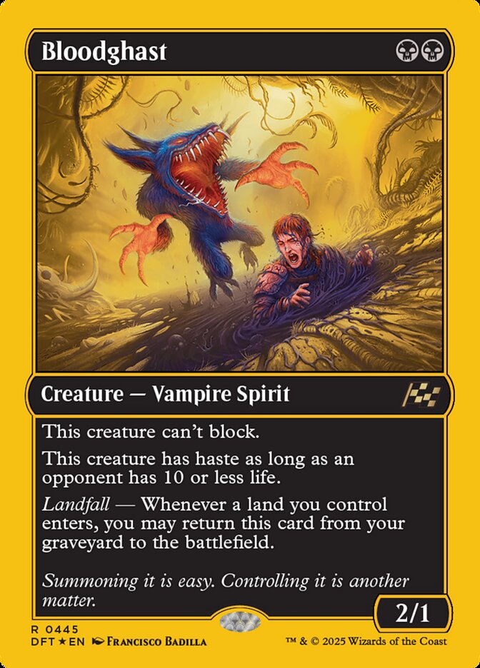 Bloodghast – Rare Magic: The Gathering card from Aetherdrift (#445)