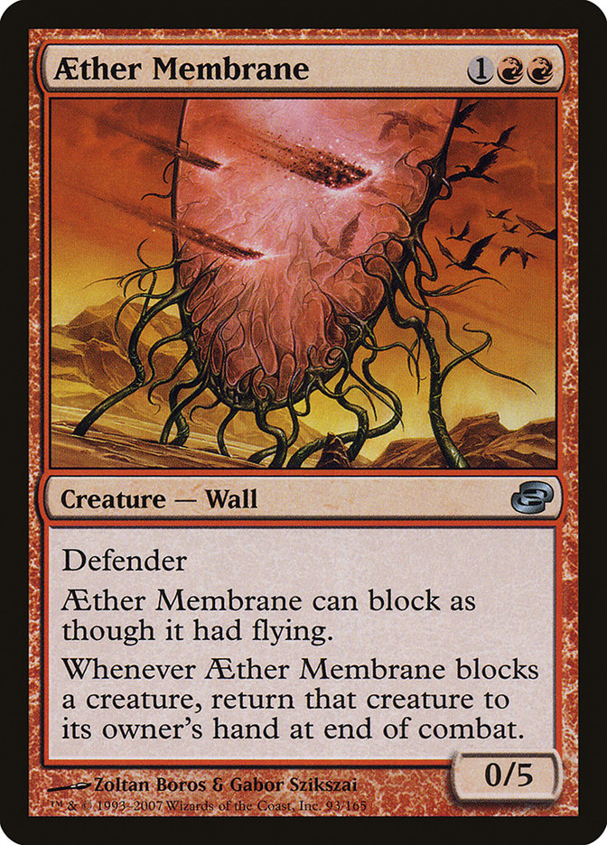 Aether Membrane – Uncommon Magic: The Gathering card from Planar Chaos (#93)