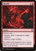 Abrade – Uncommon Magic: The Gathering card from Starter Commander Decks (#122)