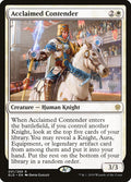 Acclaimed Contender – Rare Magic: The Gathering card from Throne of Eldraine Promos (#1p)