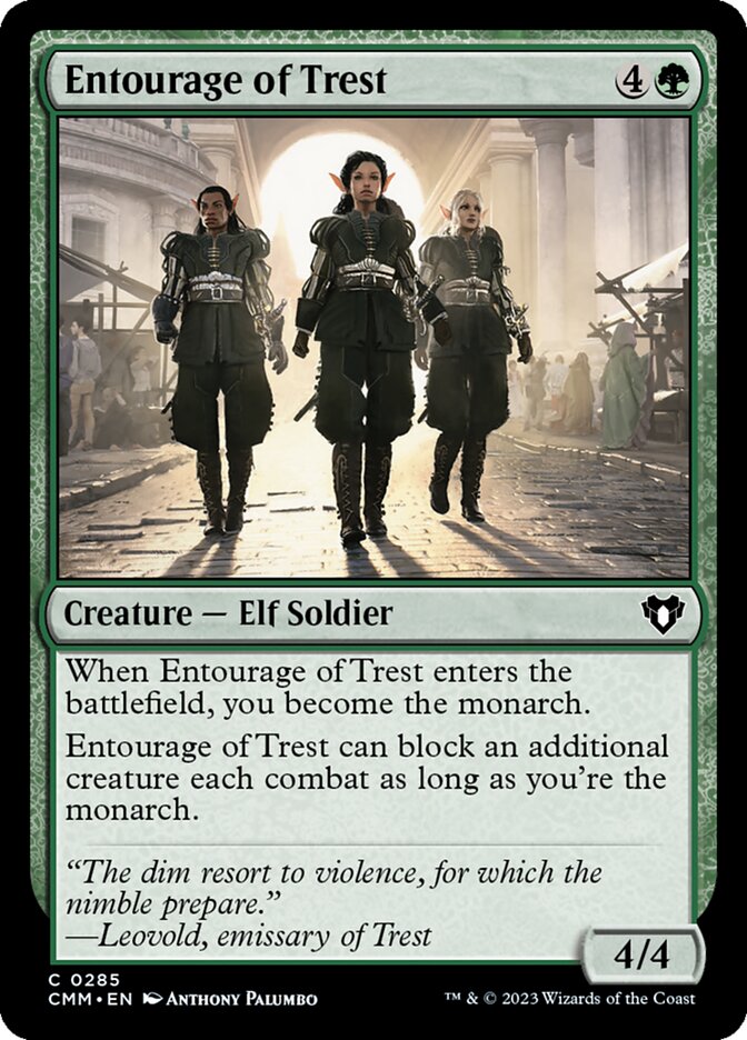 Entourage of Trest – Common Magic: The Gathering card from Commander Masters (#285)