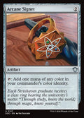 Arcane Signet – Uncommon Magic: The Gathering card from Secrets of Strixhaven Commander (#127)