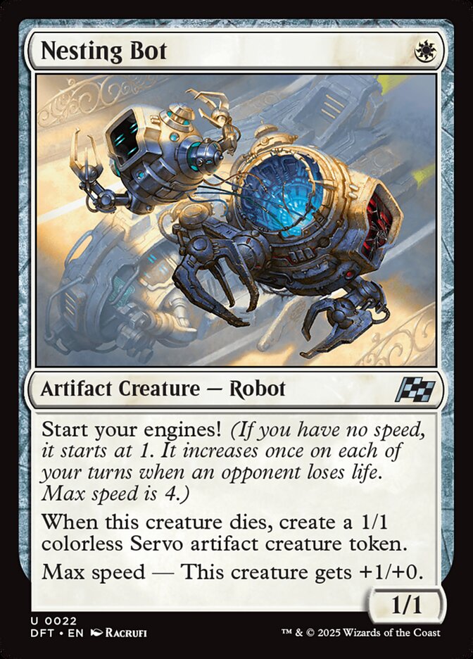 Nesting Bot – Uncommon Magic: The Gathering card from Aetherdrift (#22)