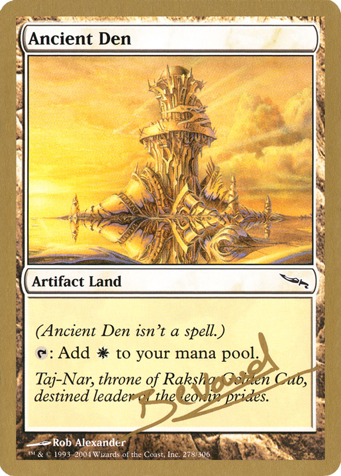 Ancient Den – Common Magic: The Gathering card from World Championship Decks 2004 (#mb278)