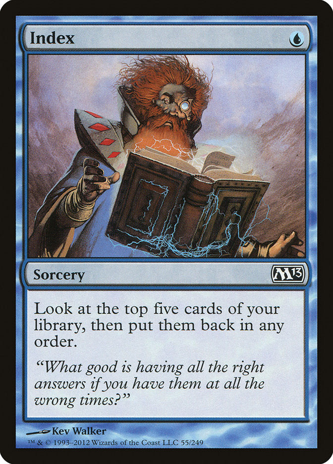 Index – Common Magic: The Gathering card from Magic 2013 (#55)