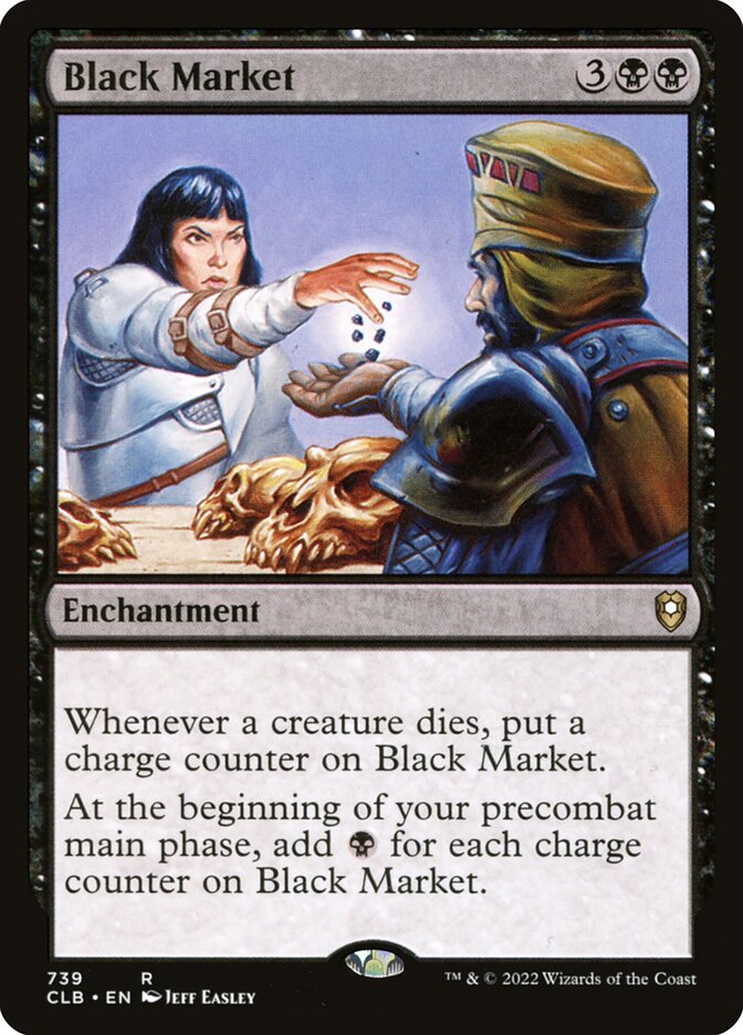 Black Market – Rare Magic: The Gathering card from Commander Legends: Battle for Baldur's Gate (#739)