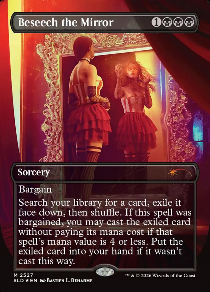 Beseech the Mirror – Mythic Magic: The Gathering card from Secret Lair Drop (#2527)
