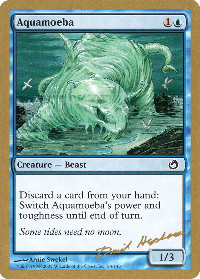 Aquamoeba – Common Magic: The Gathering card from World Championship Decks 2003 (#dh24)