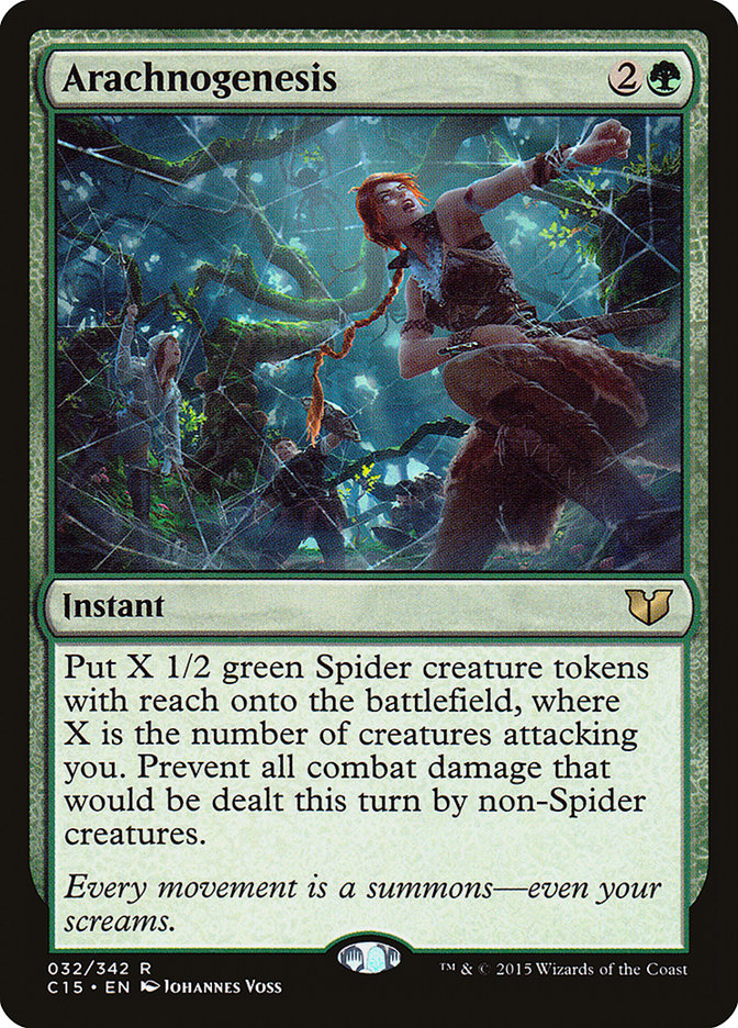 Arachnogenesis – Rare Magic: The Gathering card from Commander 2015 (#32)