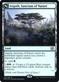 Argoth, Sanctum of Nature // Titania, Gaea Incarnate – Rare Magic: The Gathering card from The Brothers' War Promos (#256s)
