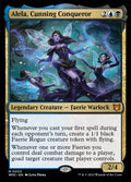 Alela, Cunning Conqueror – Mythic Magic: The Gathering card from Wilds of Eldraine Commander (#3)