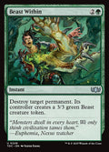 Beast Within – Uncommon Magic: The Gathering card from Tarkir: Dragonstorm Commander (#249)