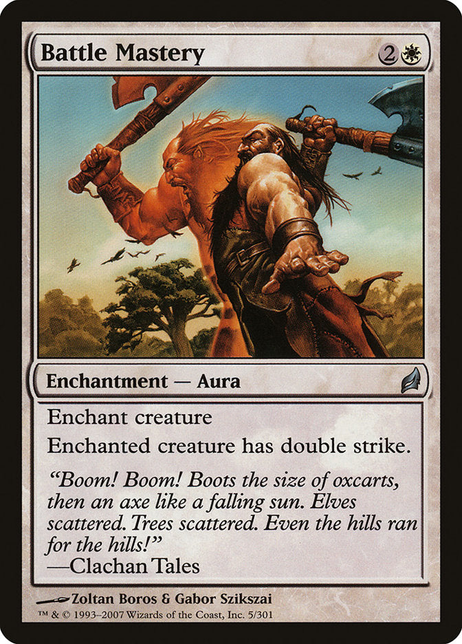 Battle Mastery – Uncommon Magic: The Gathering card from Lorwyn (#5)