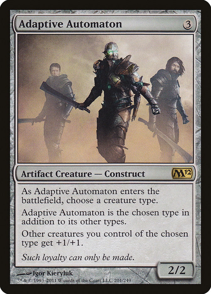 Adaptive Automaton – Rare Magic: The Gathering card from Magic 2012 (#201)