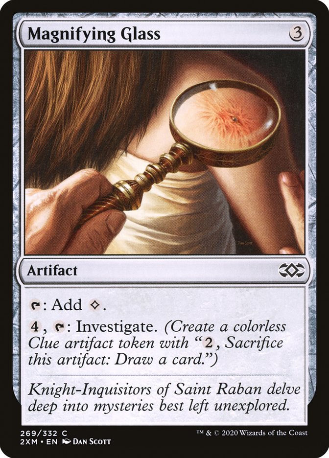 Magnifying Glass – Common Magic: The Gathering card from Double Masters (#269)