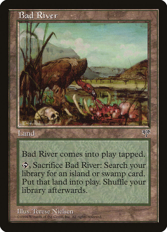 Bad River – Uncommon Magic: The Gathering card from Mirage (#324)