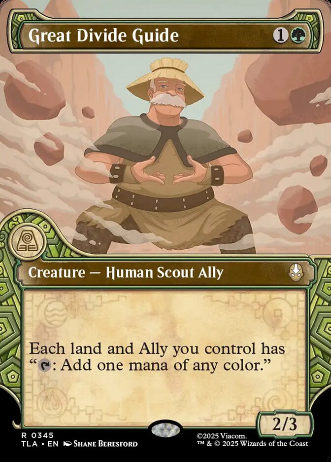 Great Divide Guide – Rare Magic: The Gathering card from Avatar: The Last Airbender (#345)