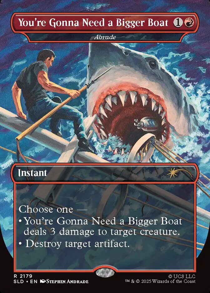 Abrade – Rare Magic: The Gathering card from Secret Lair Drop (#2179)