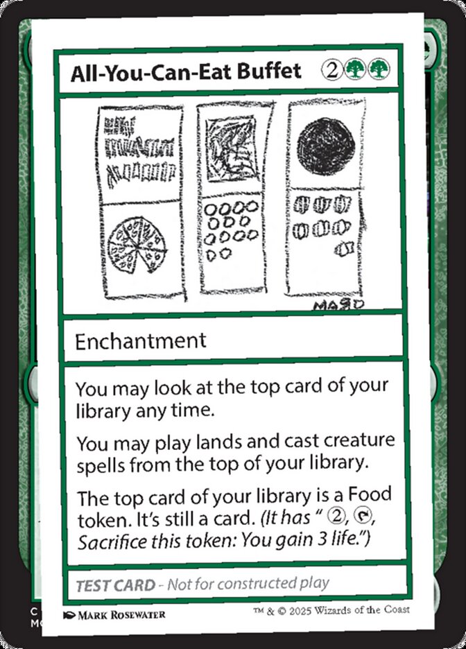 All-You-Can-Eat Buffet – Rare Magic: The Gathering card from MagicFest 2025 (#8)