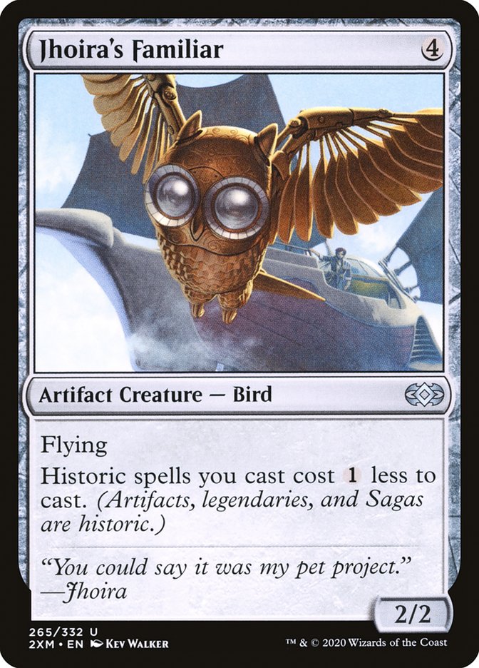 Jhoira's Familiar – Uncommon Magic: The Gathering card from Double Masters (#265)