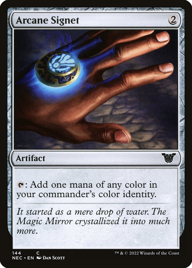 Arcane Signet – Common Magic: The Gathering card from Neon Dynasty Commander (#144)