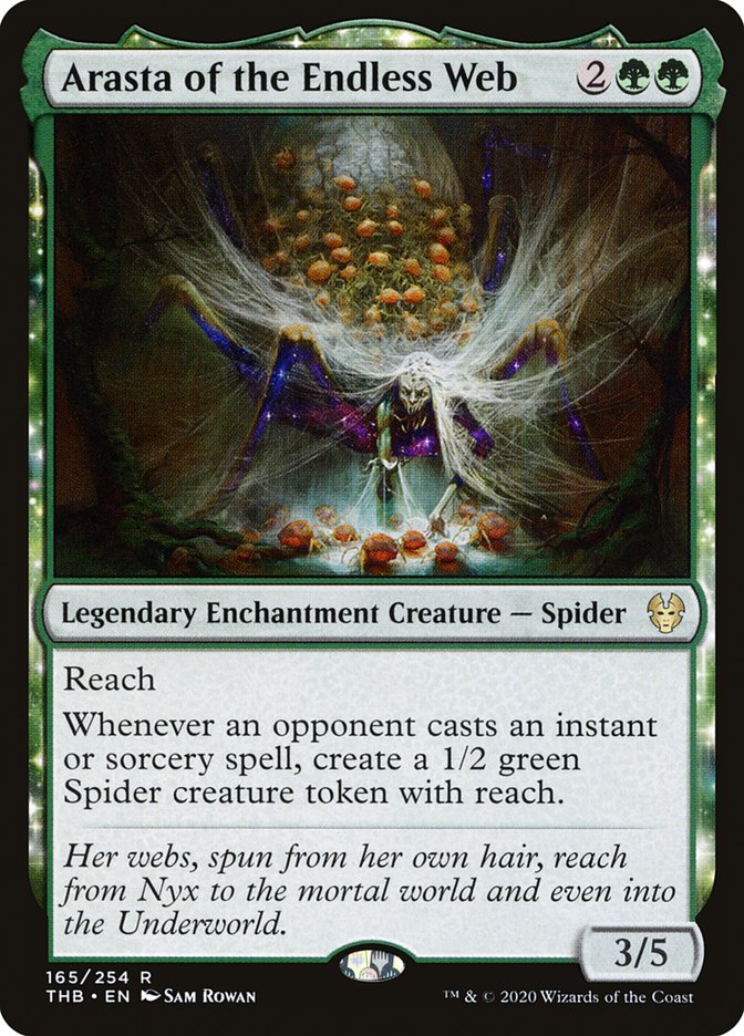 Arasta of the Endless Web – Rare Magic: The Gathering card from Theros Beyond Death (#165)