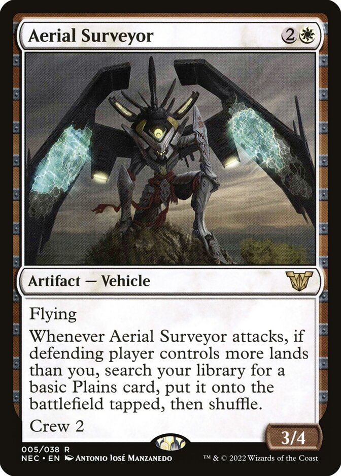 Aerial Surveyor – Rare Magic: The Gathering card from Neon Dynasty Commander (#5)