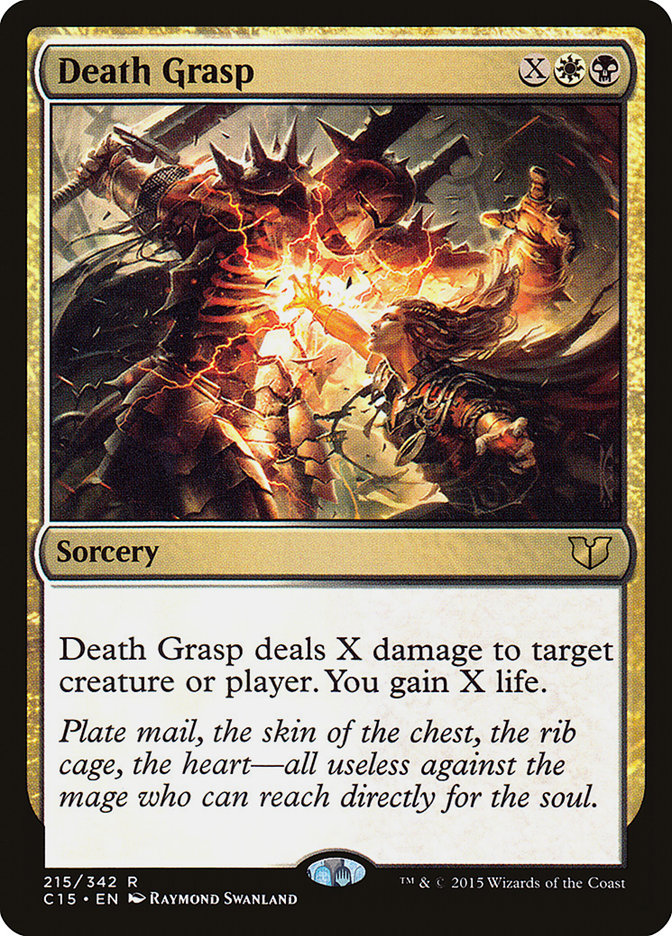 Death Grasp – Rare Magic: The Gathering card from Commander 2015 (#215)