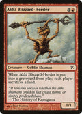 Akki Blizzard-Herder – Common Magic: The Gathering card from Betrayers of Kamigawa (#91)