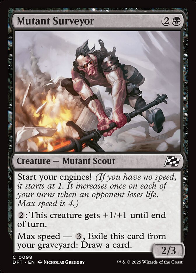 Mutant Surveyor – Common Magic: The Gathering card from Aetherdrift (#98)
