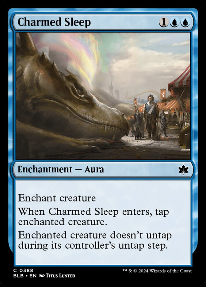Charmed Sleep – Common Magic: The Gathering card from Bloomburrow (#388)