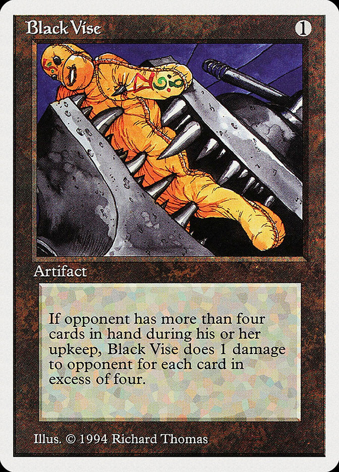 Black Vise – Uncommon Magic: The Gathering card from Summer Magic / Edgar (#236)