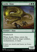 Acidic Slime – Uncommon Magic: The Gathering card from Modern Horizons 3 Commander (#218)
