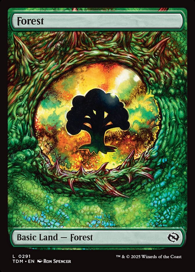 Forest – Common Magic: The Gathering card from Tarkir: Dragonstorm (#291)