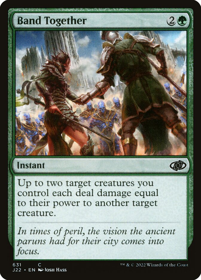 Band Together – Common Magic: The Gathering card from Jumpstart 2022 (#631)