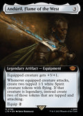 Andúril, Flame of the West – Mythic Magic: The Gathering card from The Lord of the Rings: Tales of Middle-earth (#786)
