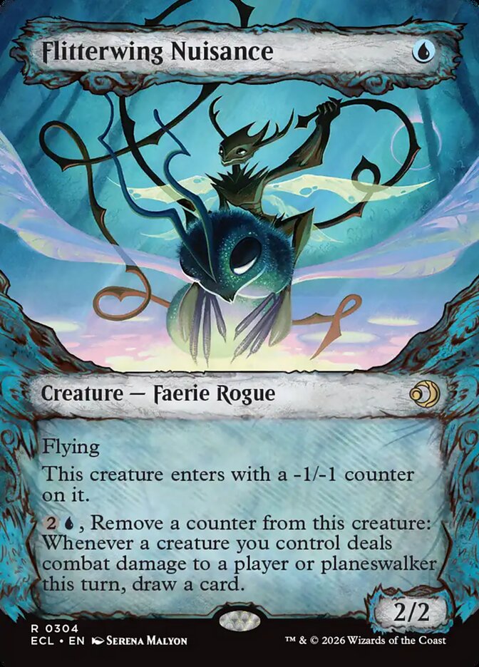 Flitterwing Nuisance – Rare Magic: The Gathering card from Lorwyn Eclipsed (#304)