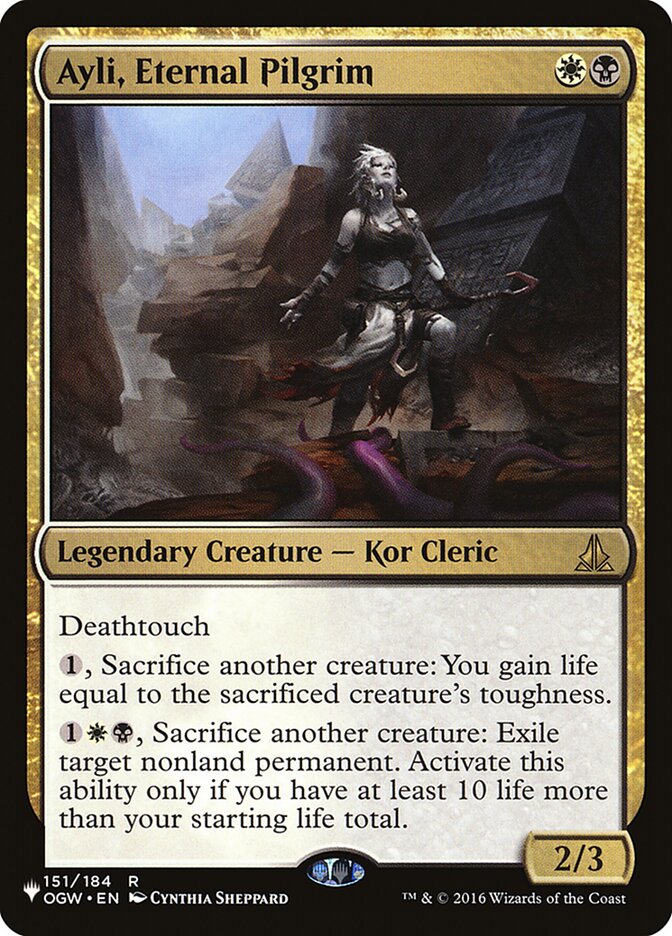 Ayli, Eternal Pilgrim – Rare Magic: The Gathering card from The List (#OGW-151)