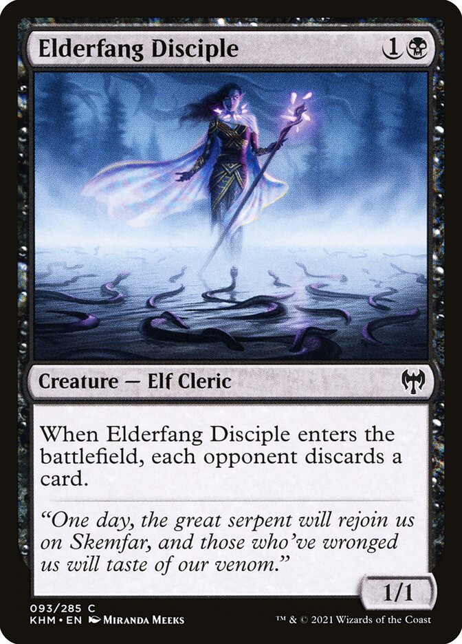 Elderfang Disciple – Common Magic: The Gathering card from Kaldheim (#93)