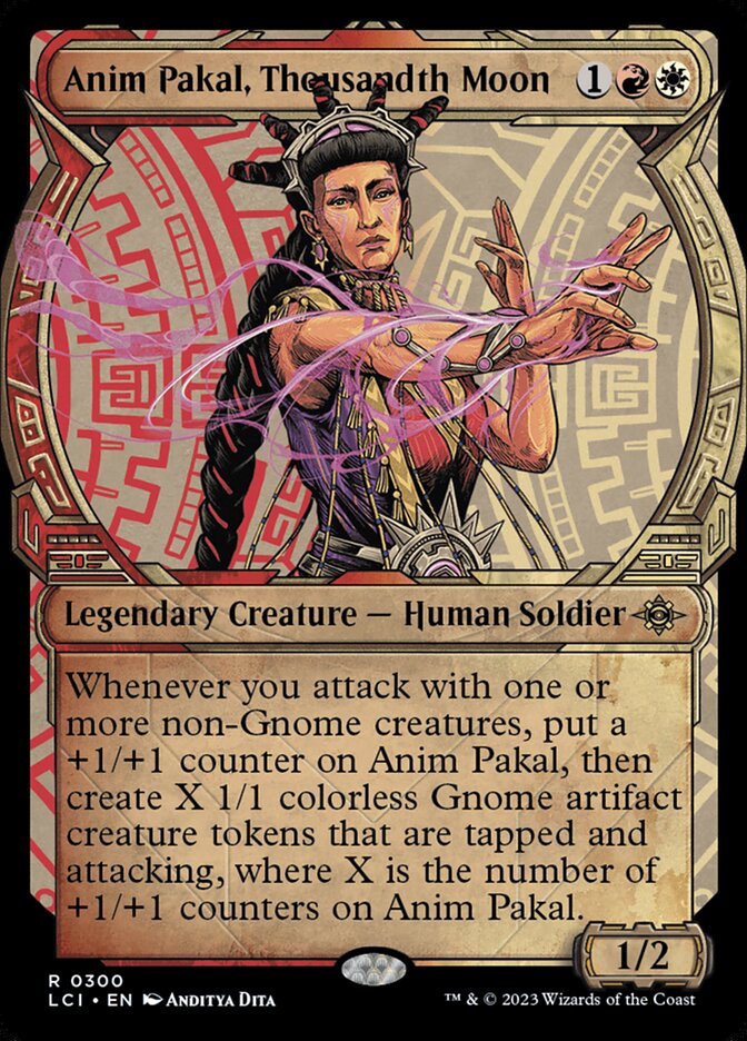Anim Pakal, Thousandth Moon – Rare Magic: The Gathering card from The Lost Caverns of Ixalan (#300)