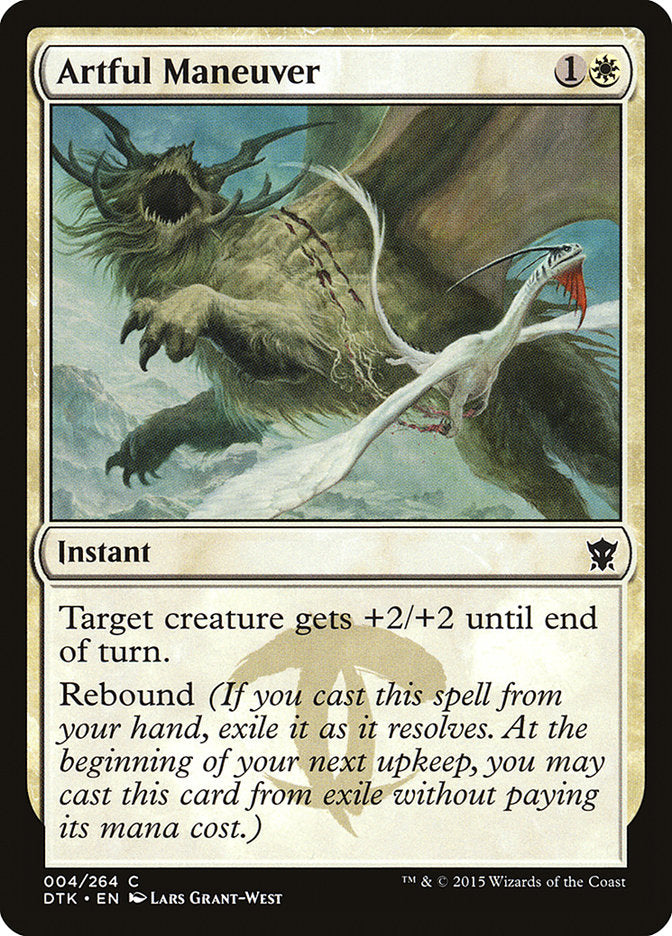 Artful Maneuver – Common Magic: The Gathering card from Dragons of Tarkir (#4)