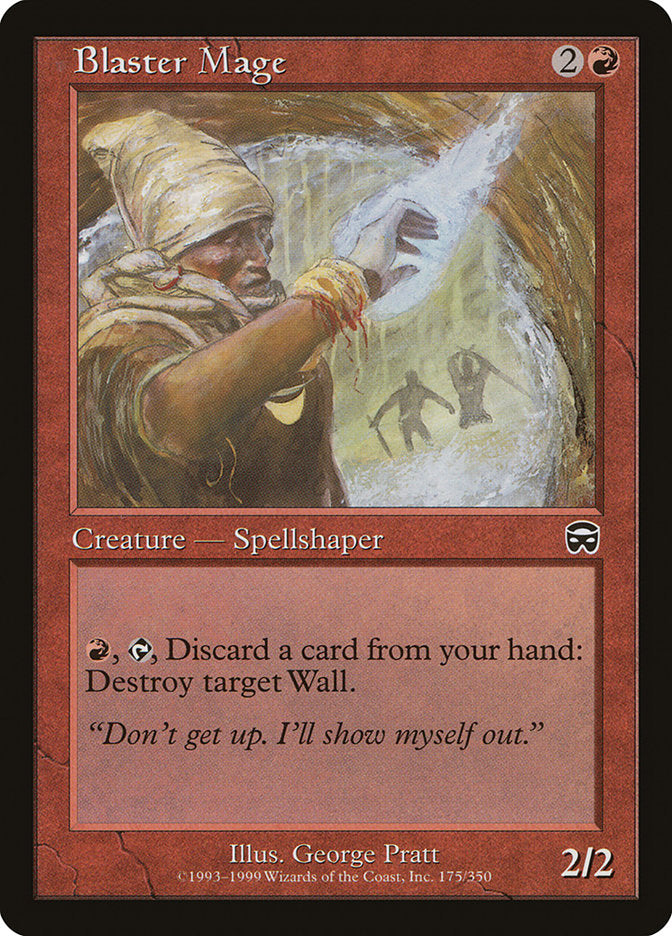 Blaster Mage – Common Magic: The Gathering card from Mercadian Masques (#175)