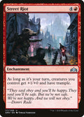 Street Riot – Uncommon Magic: The Gathering card from Guilds of Ravnica (#117)