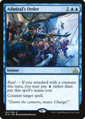 Admiral's Order – Rare Magic: The Gathering card from Rivals of Ixalan (#31)