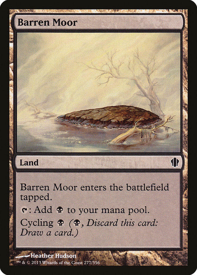 Barren Moor – Common Magic: The Gathering card from Commander 2013 (#277)