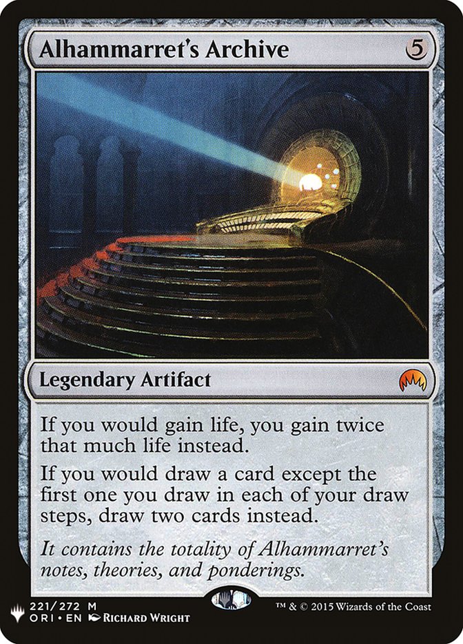 Alhammarret's Archive – Mythic Magic: The Gathering card from The List (#ORI-221)