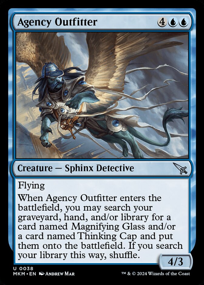 Agency Outfitter – Uncommon Magic: The Gathering card from Murders at Karlov Manor (#38)