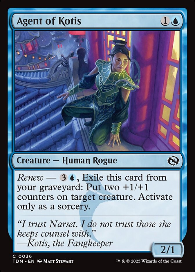 Agent of Kotis – Common Magic: The Gathering card from Tarkir: Dragonstorm (#36)