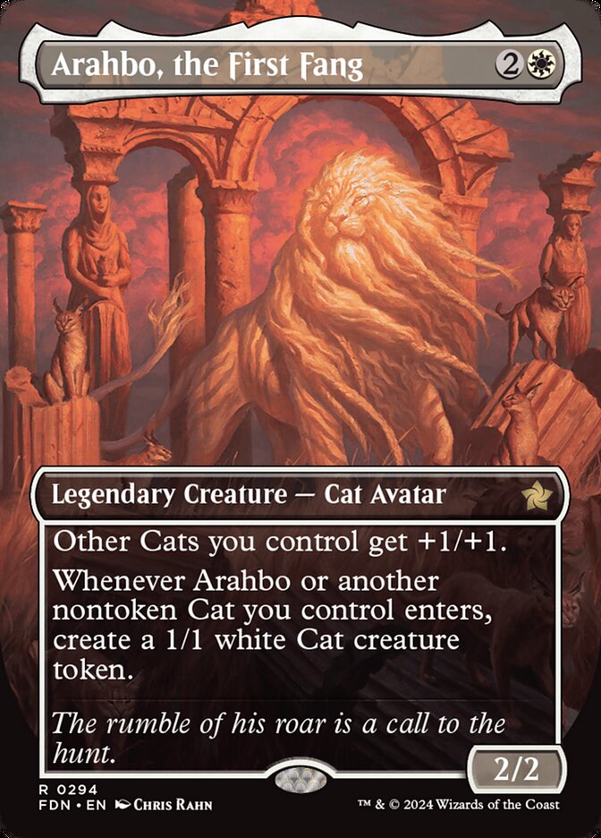 Arahbo, the First Fang – Rare Magic: The Gathering card from Foundations (#294)