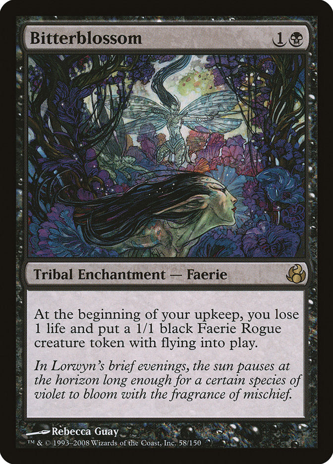 Bitterblossom – Rare Magic: The Gathering card from Morningtide (#58)